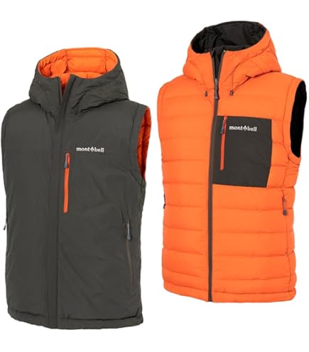 Amazon.co.jp: Montbell 1101681 Men's Reversible Down Vest, Black